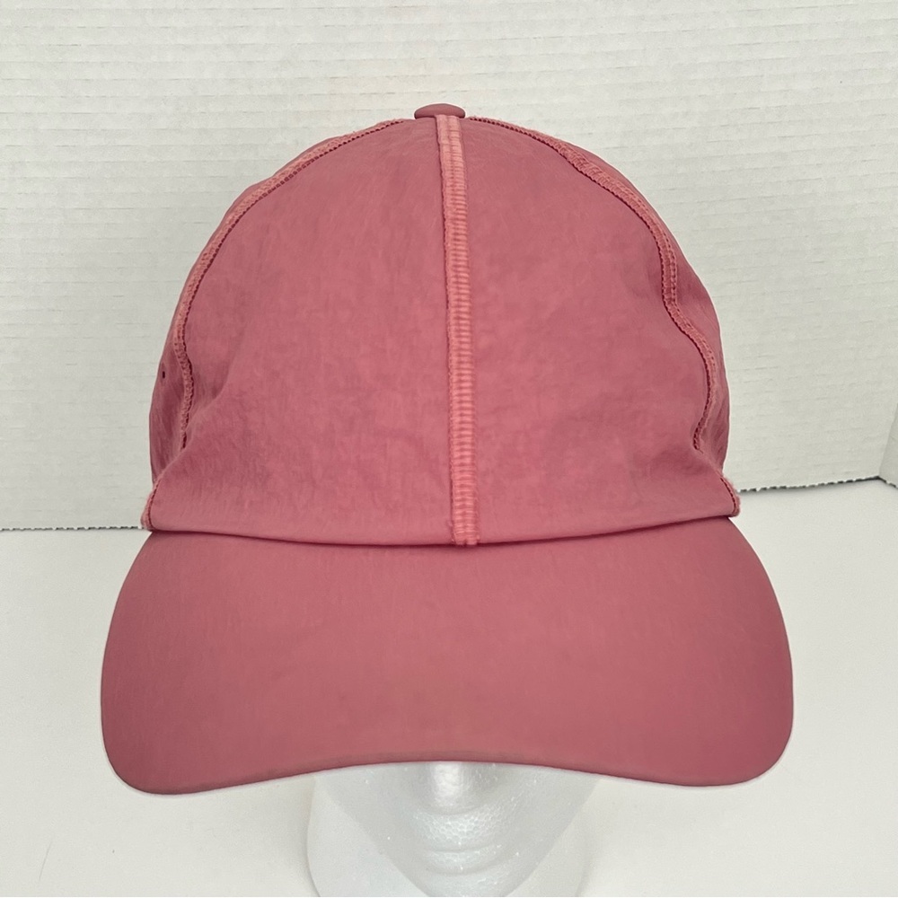 Lululemon Baller Soft baseball cap style adjustable hat, dusty pink, OS. - Picture 4 of 8